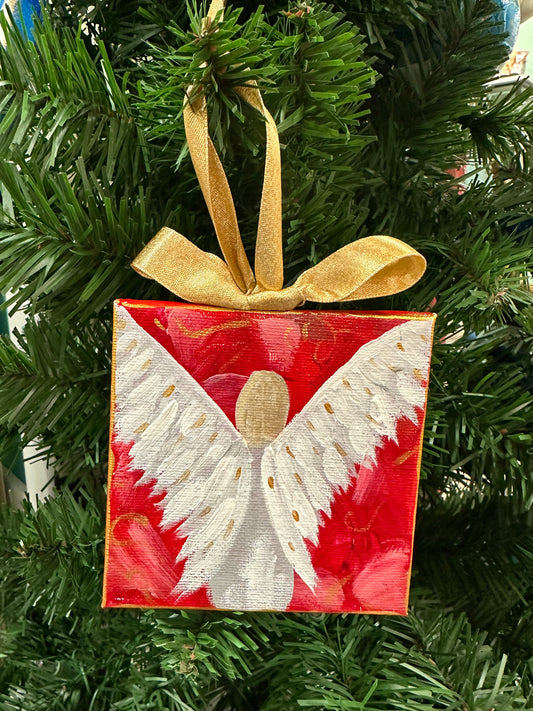 Red Angel Ornament