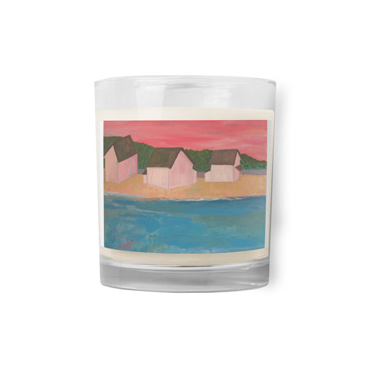 Sunset-Glass jar soy wax candle