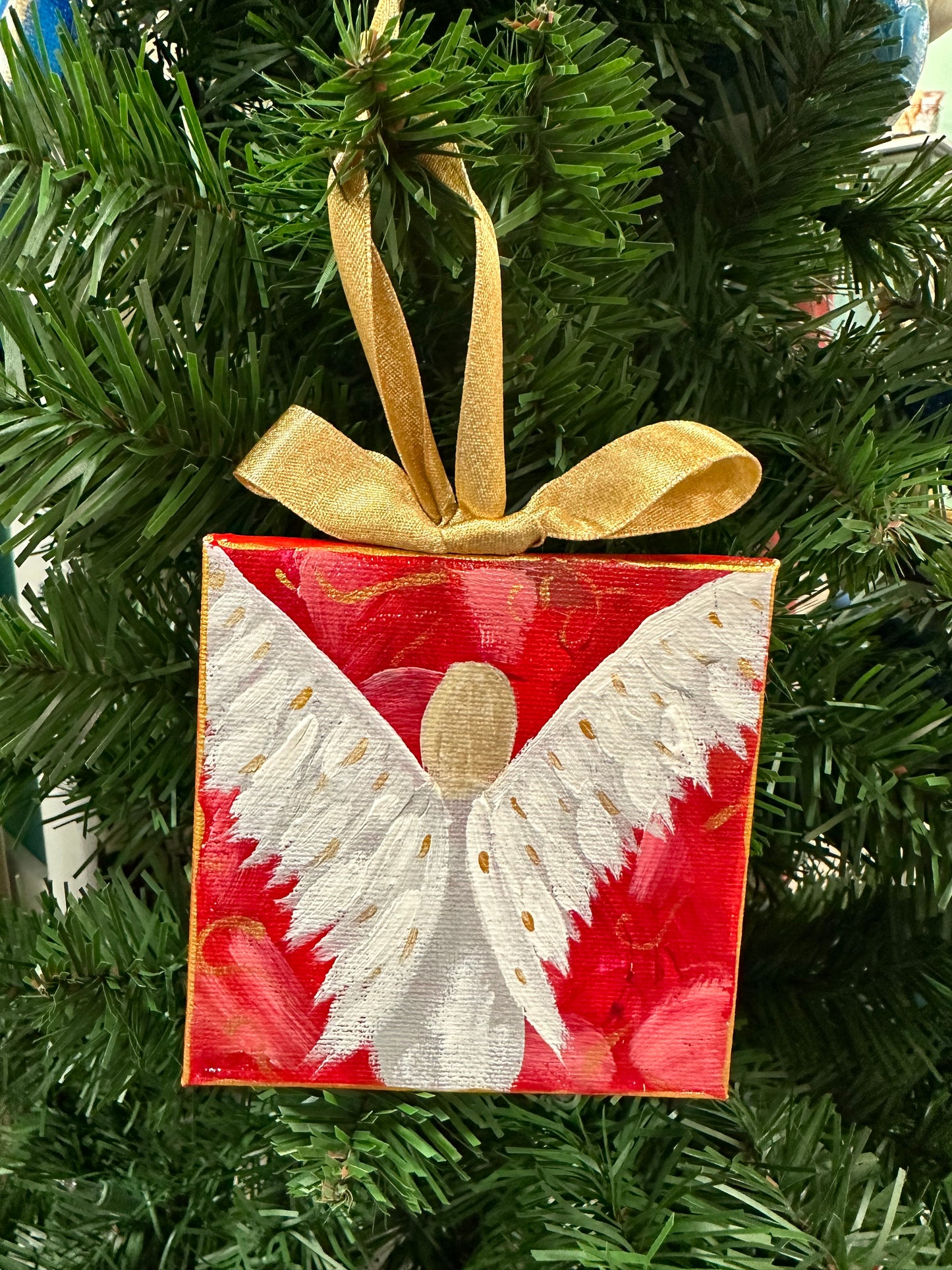 Red Angel Ornament