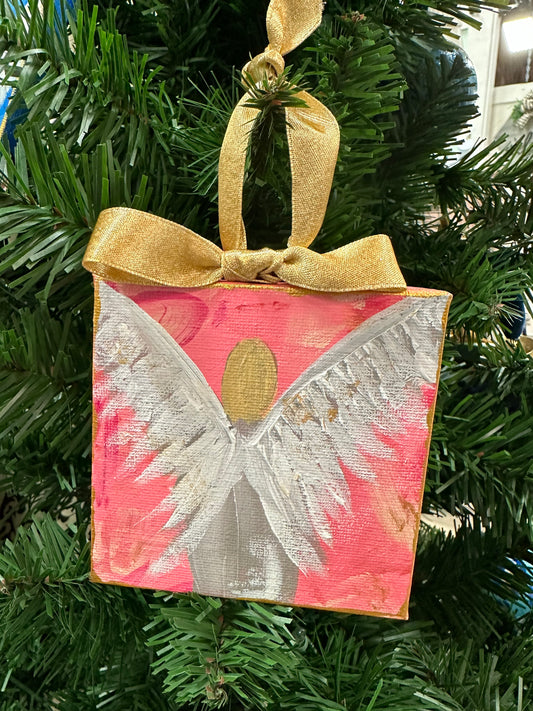 Pink Angel Ornament